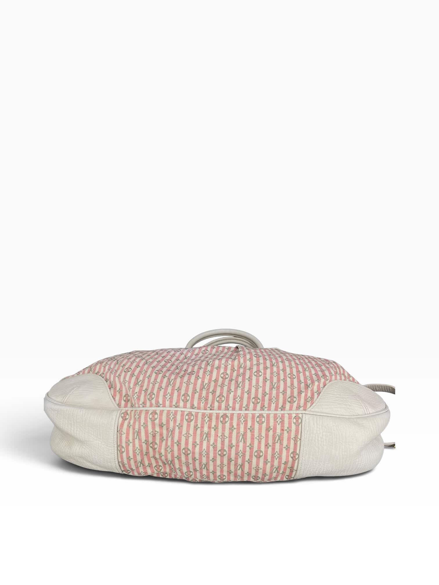 Louis Vuitton Mini Lin Marina / Blanc / Rose / Tall – 5