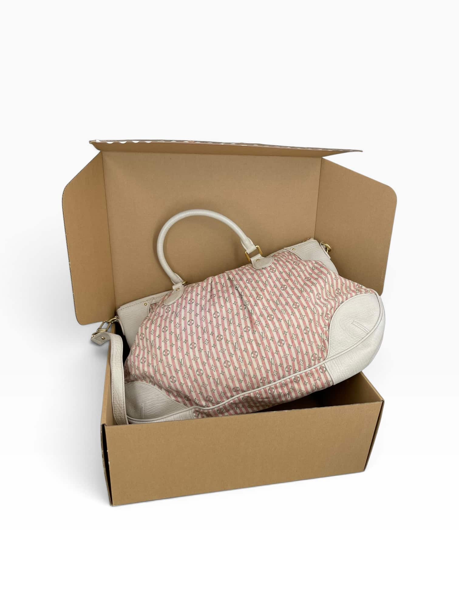 Louis Vuitton Mini Lin Marina / Blanc / Rose / Tall – 6