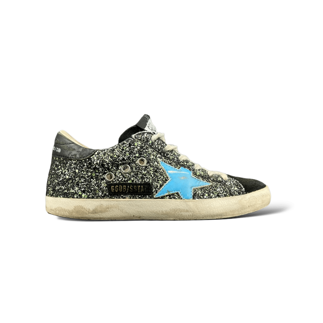 Golden Goose Super Star / Bleu / Noir / Vert / 36