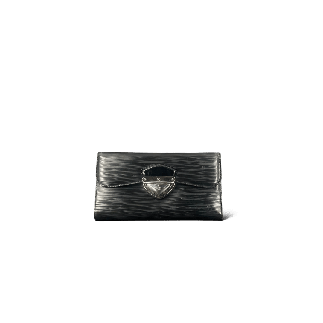 Louis Vuitton Porte monnaie  / Noir / Argenté / taille unique