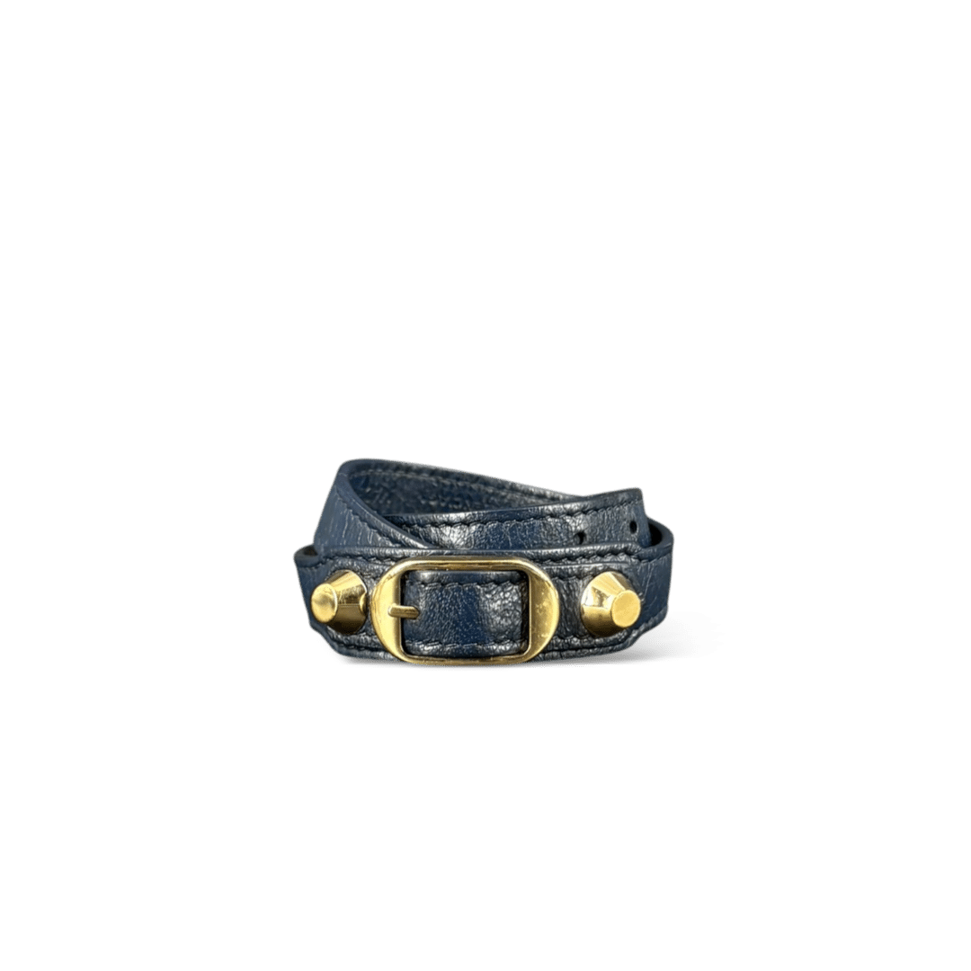 Balenciaga City Triple Bracelet Bleu Triple Tour