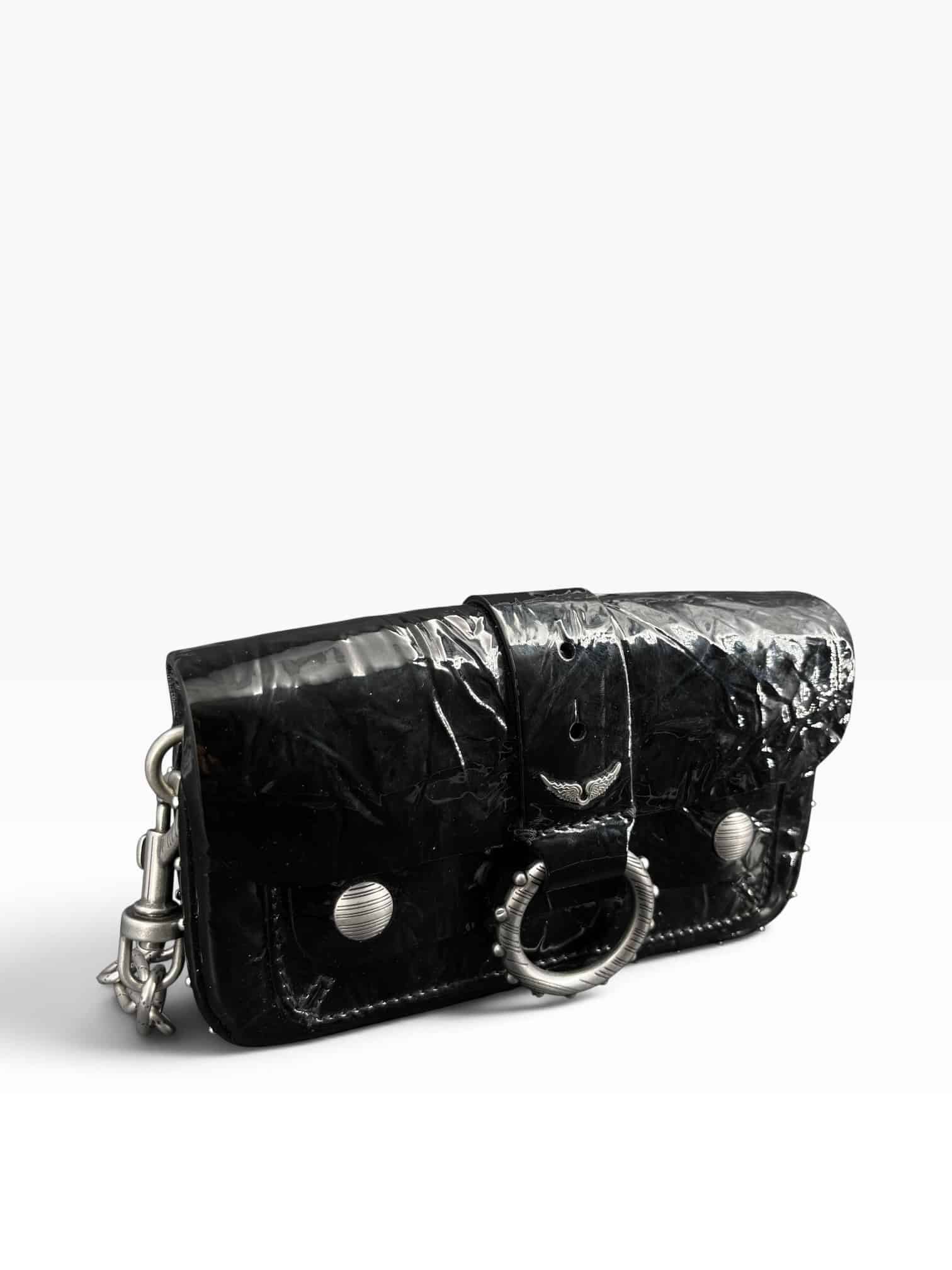 Zadig et Voltaire Kate Wallet / Noir / Argenté / Médium – 2