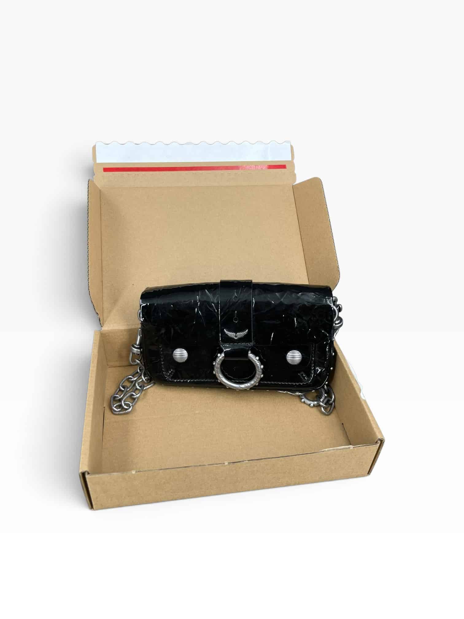 Zadig et Voltaire Kate Wallet / Noir / Argenté / Médium – 5