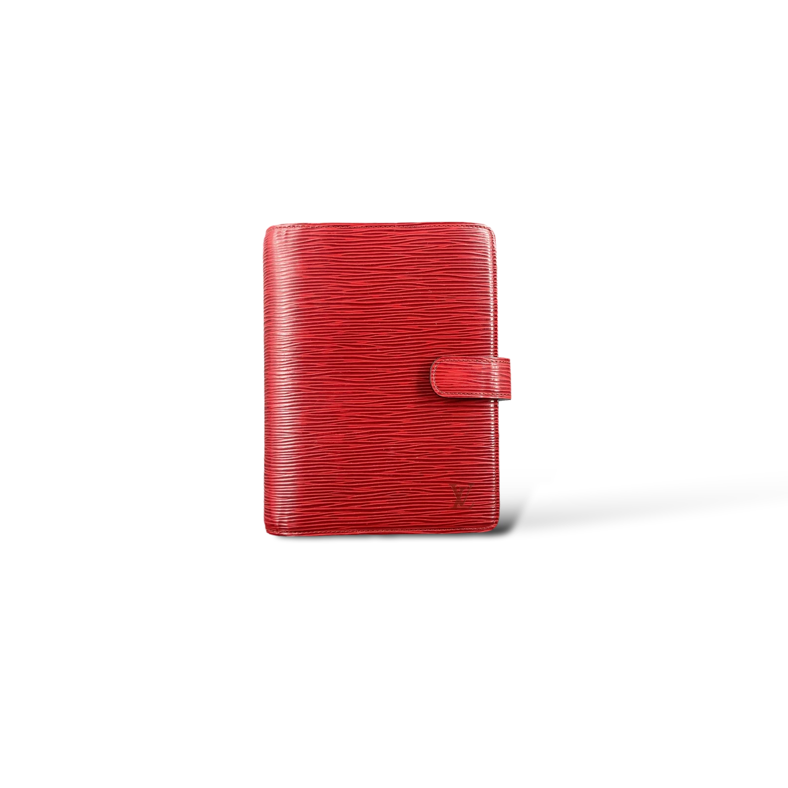 Agenda MM Louis Vuitton Épi Rouge – Couverture d'agenda en cuir