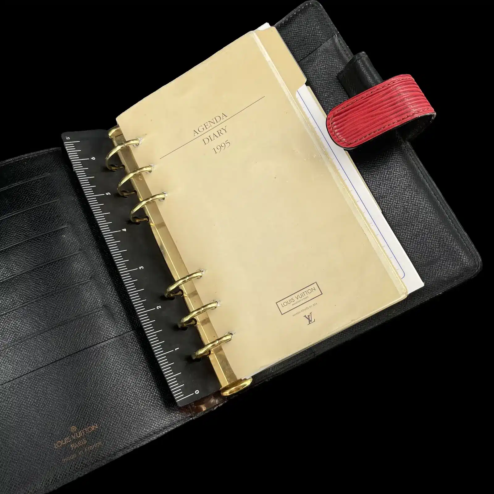 Agenda MM Louis Vuitton Epi Rossa – Copertina per agenda in pelle – 5