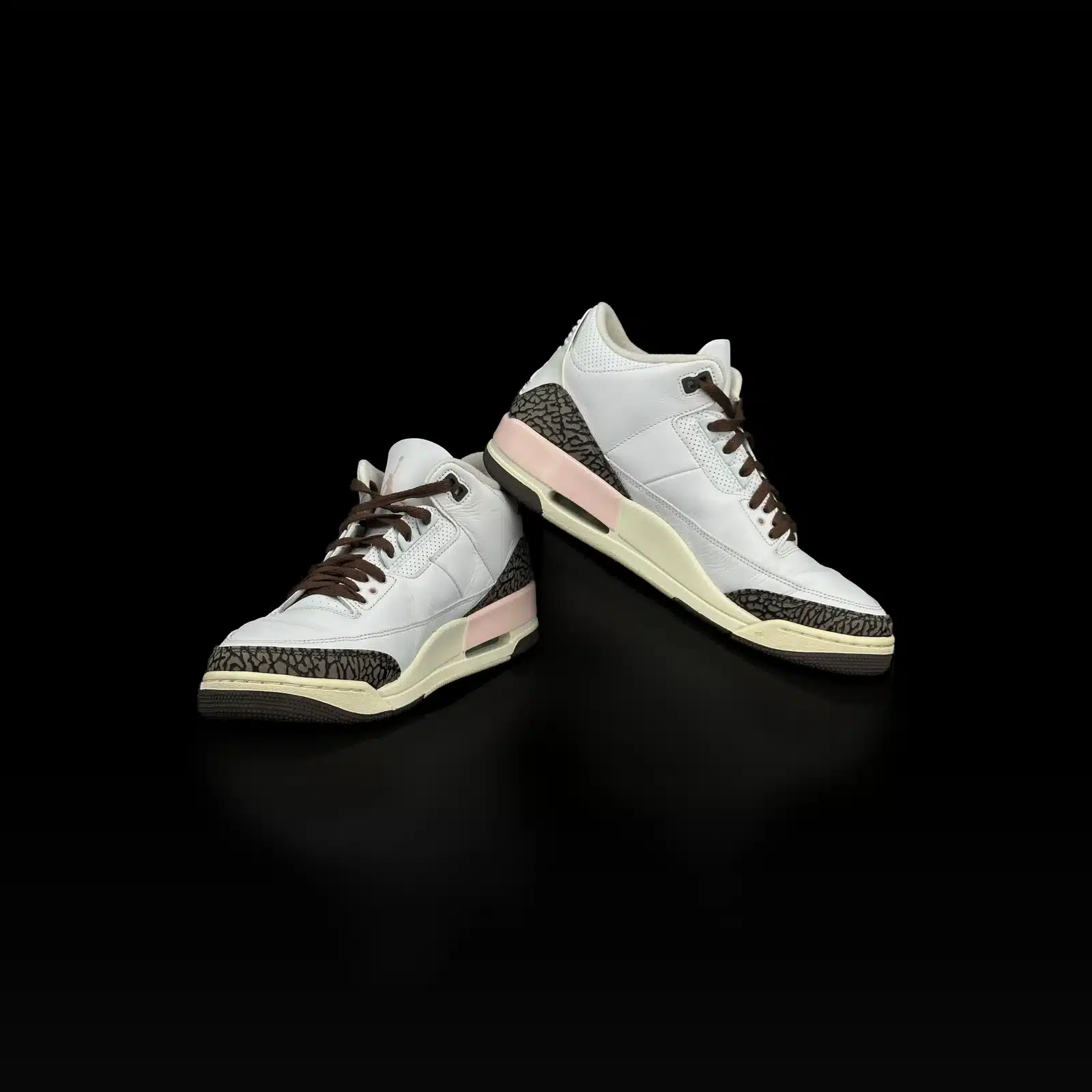 Air Jordan 3 Retro Neapolitan Dark Mocha Sneakers White, Pink and Brown – Size 44.5 EU – 3