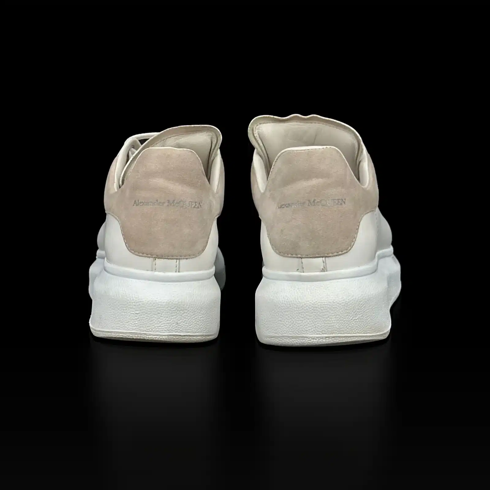 Alexander McQueen Oversize Sneakers White and Beige – Size 37.5