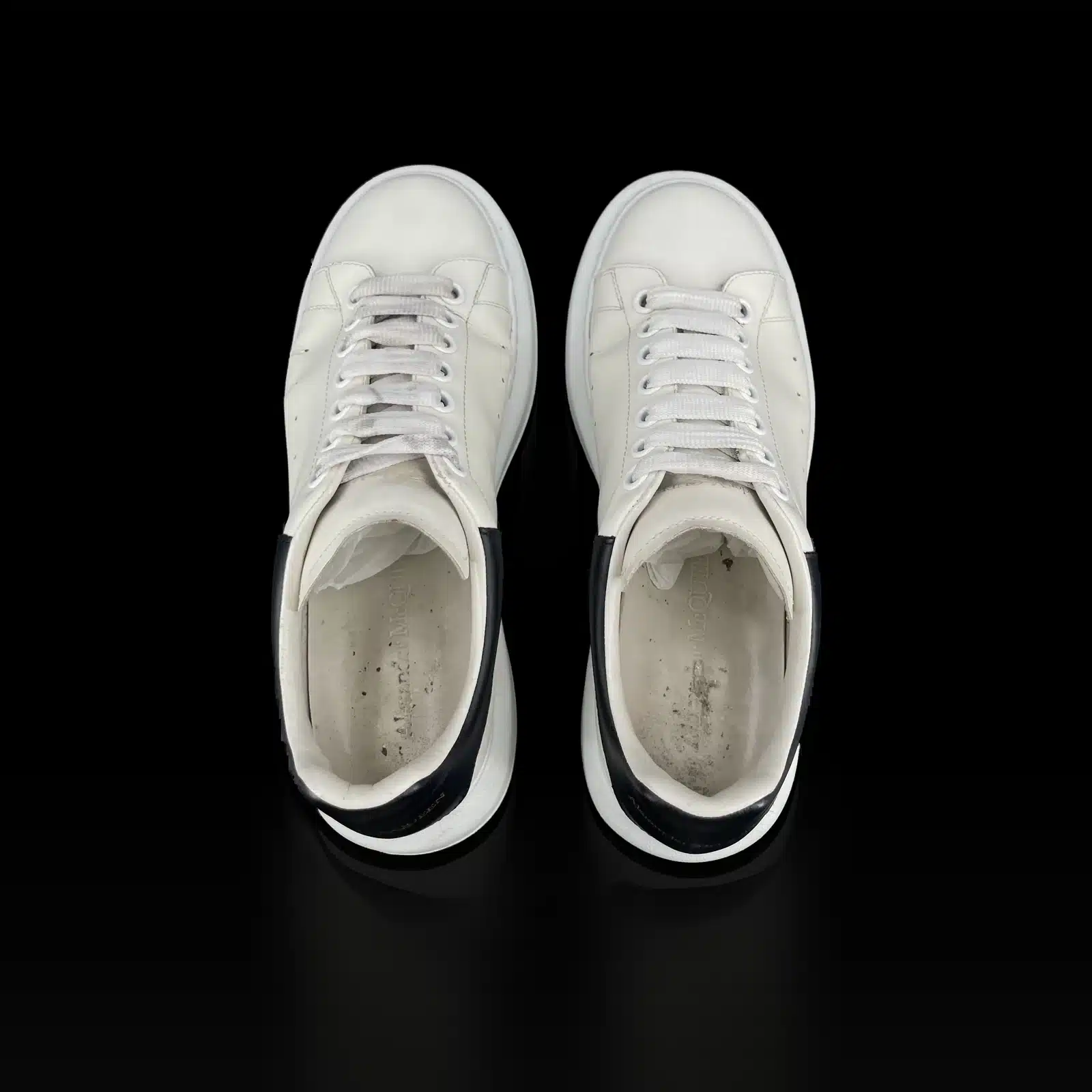 Sneakers Alexander McQueen Oversize Bianco e Nero – Taglia 39 – 4