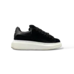 Baskets Alexander McQueen Oversize Velours Noir – Taille 35