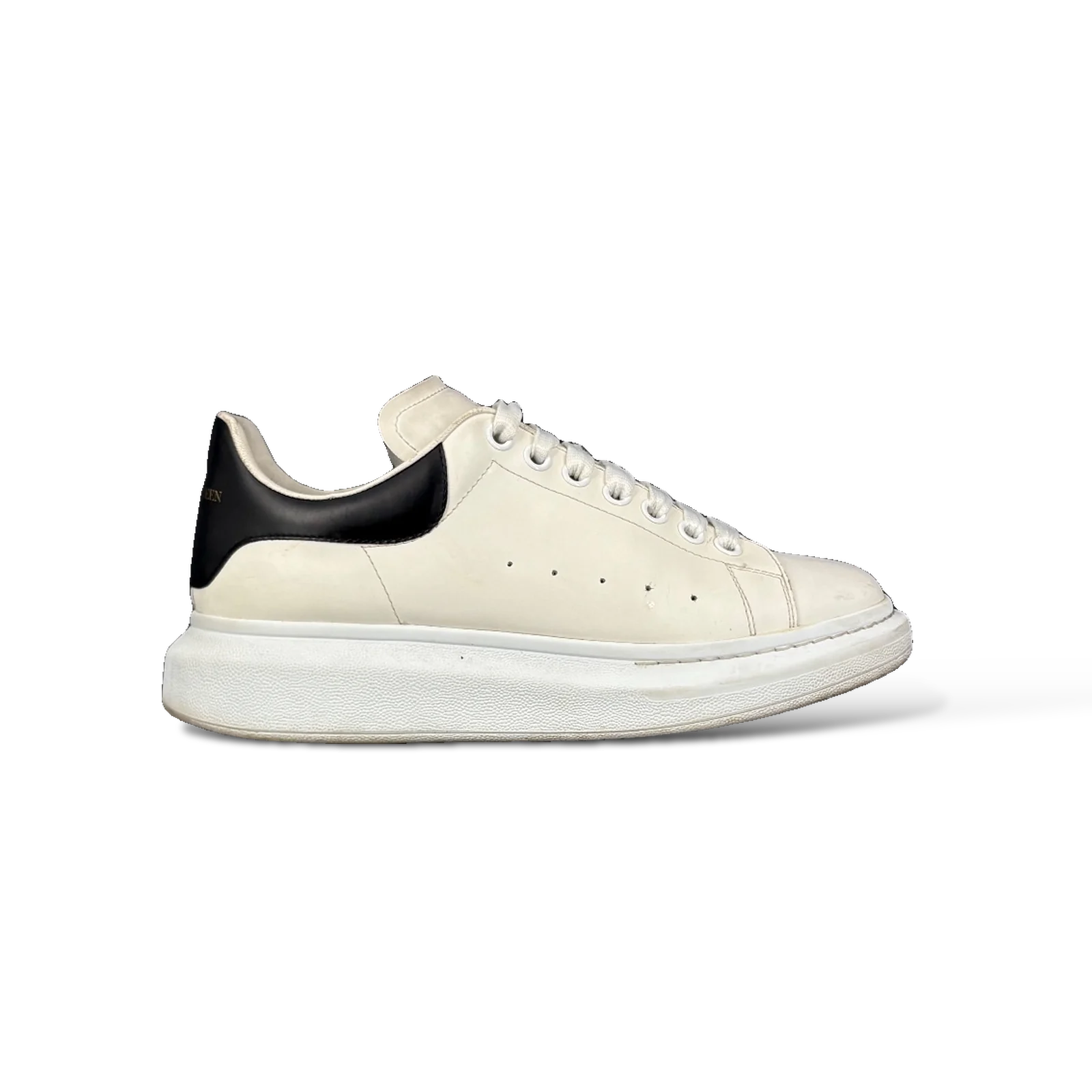 Baskets Alexander McQueen Oversized Blanc et Noir – Taille 41