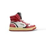 Autry Medalist Mid Sneakers Red, White and Black – Size 44