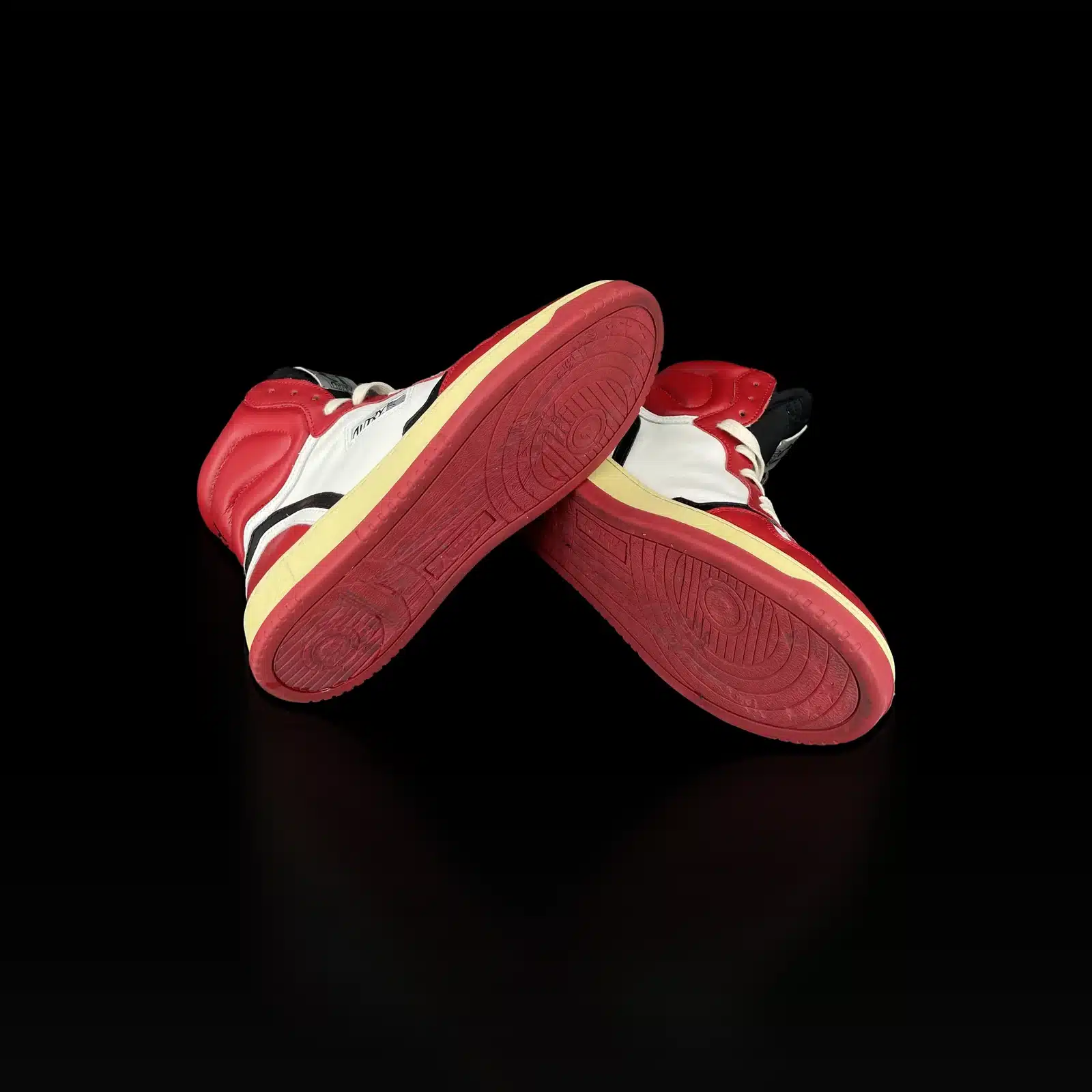 Sneakers Autry Medalist Mid Rosso, Bianco e Nero – Taglia 44 – 5