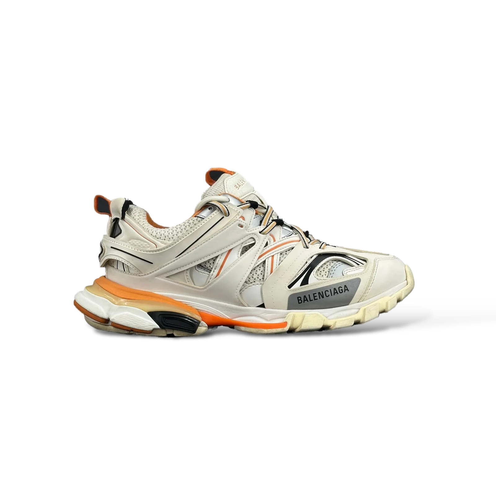 Baskets Balenciaga Track Blanc et Orange – Taille 42