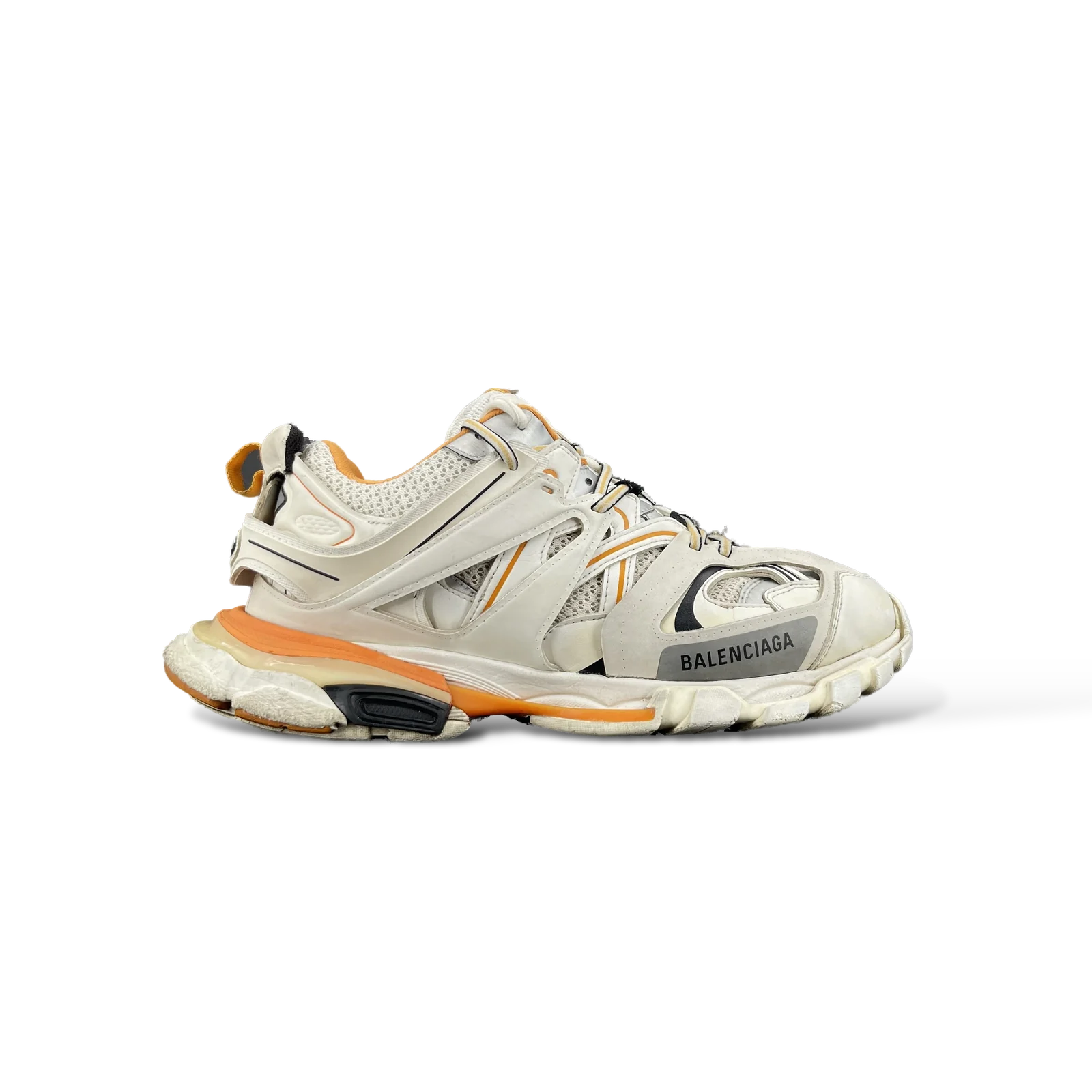 Baskets Balenciaga Track Blanc et Orange – Taille 42