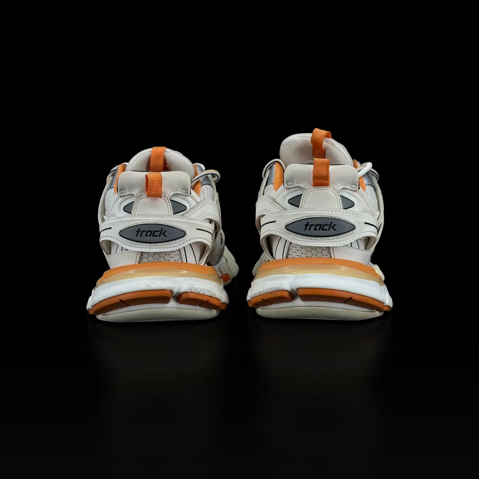 Balenciaga Track Sneakers White and Orange – Size 42 – 4