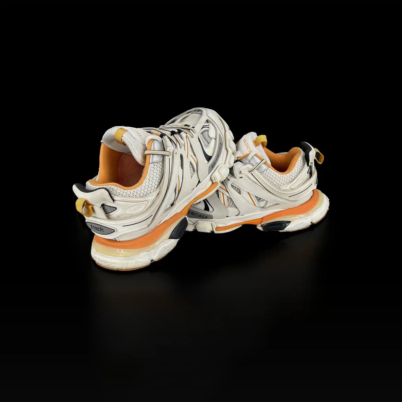 Baskets Balenciaga Track Blanc et Orange – Taille 42