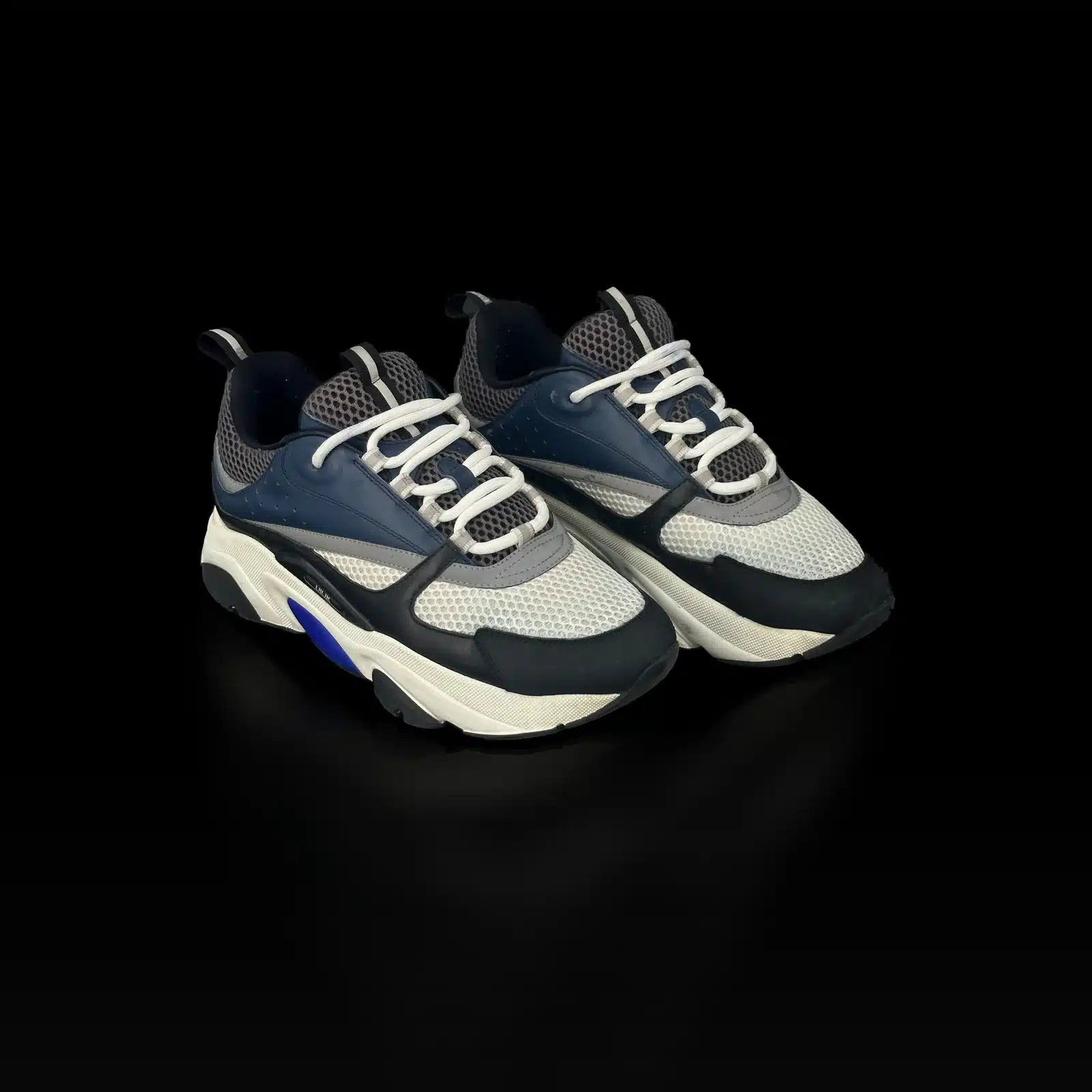 Dior B22 Sneakers Navy, White and Grey – Size 43