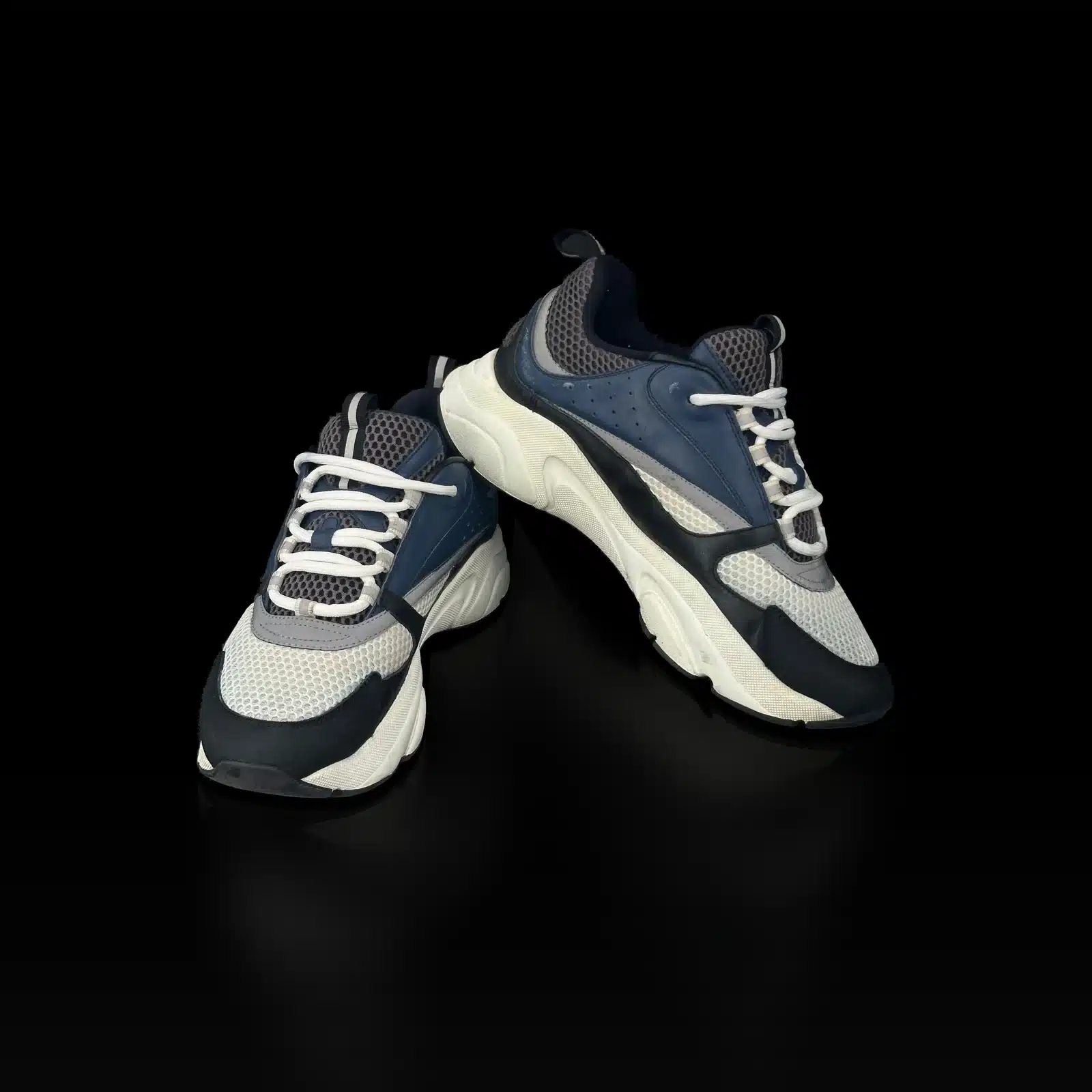 Dior B22 Sneakers Navy, White and Grey – Size 43 – 2