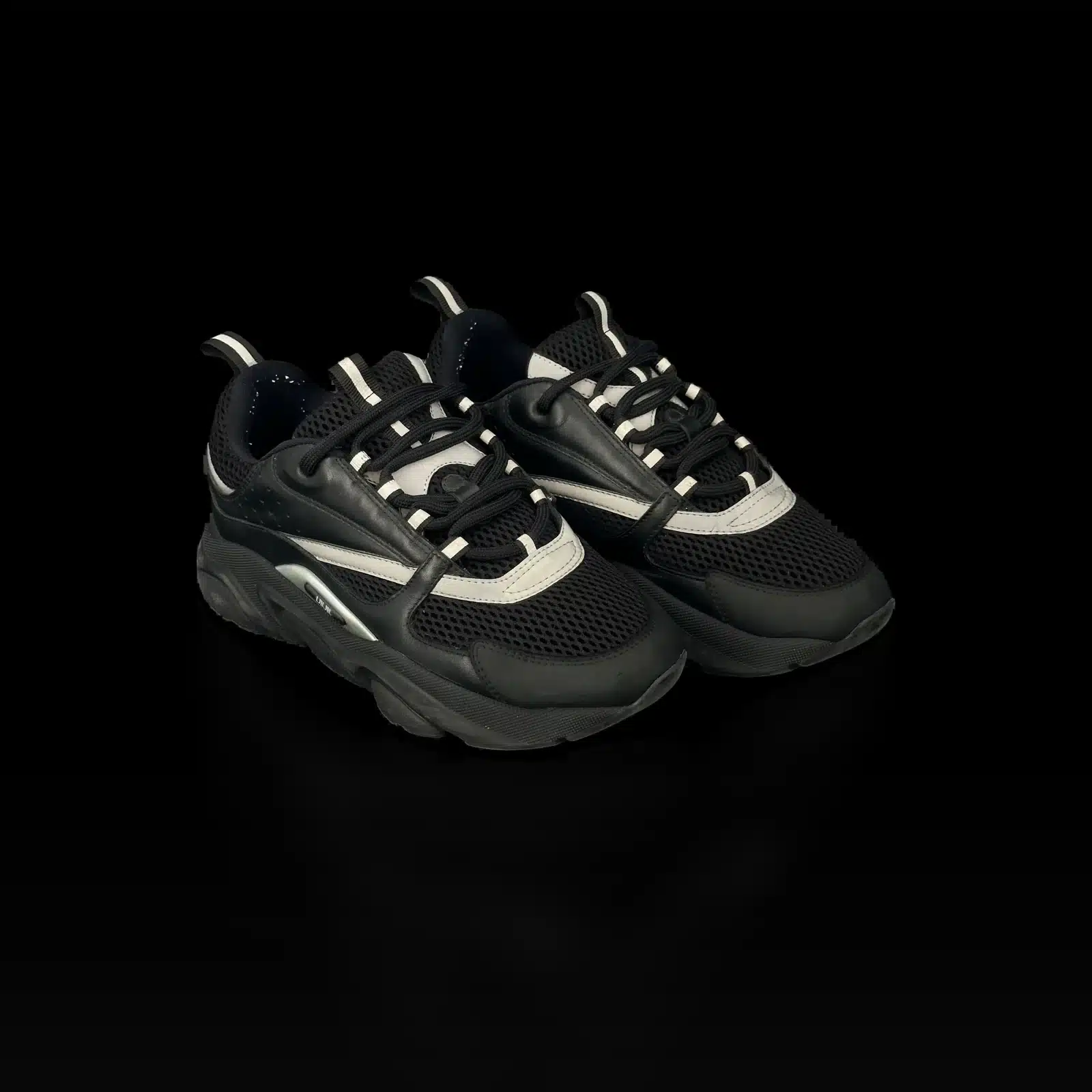 Dior B22 Sneakers Black and Silver – Size 40