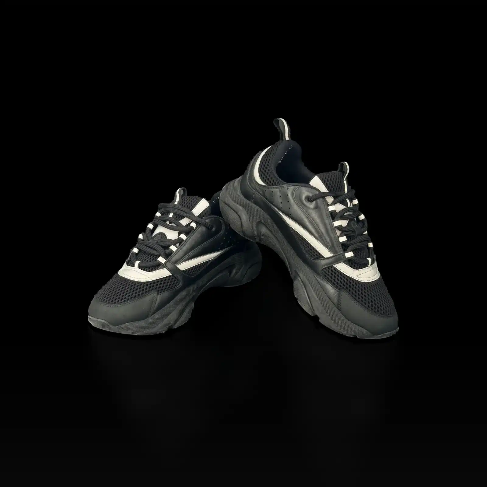 Dior B22 Sneakers Black and Silver – Size 40 – 2