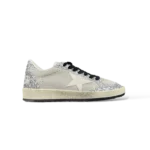 Sneakers Golden Goose Ball Star Grigio e Glitter Argento – Taglia 37