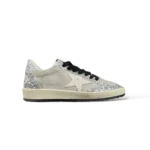 Baskets Golden Goose Ball Star Gris et Paillettes Argent – Taille 36