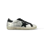 Golden Goose Super-Star Sneakers Silver and Black – Size 38