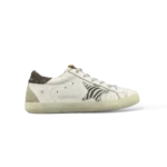 Golden Goose Super Star Sneakers White Zebra Star – Size 37