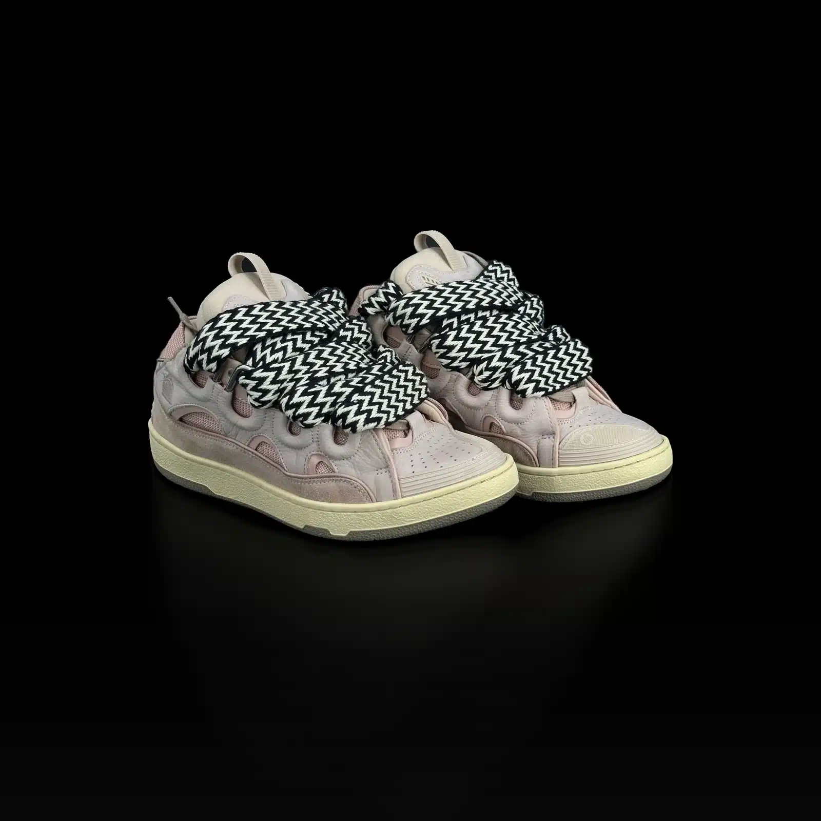 Lanvin Curb Sneakers Pale Pink – Size 40 – 4