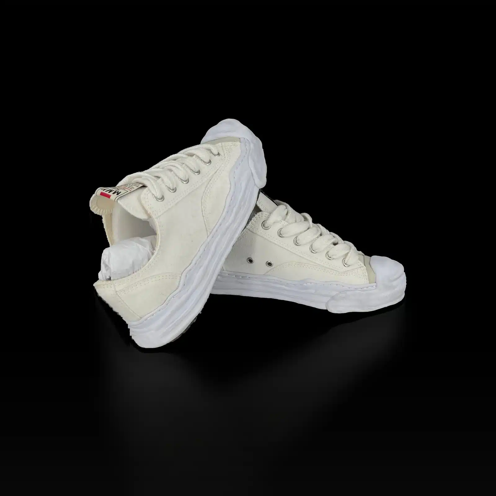 Baskets Maison Mihara Yasuhiro Hank Low Blanches – Taille 43