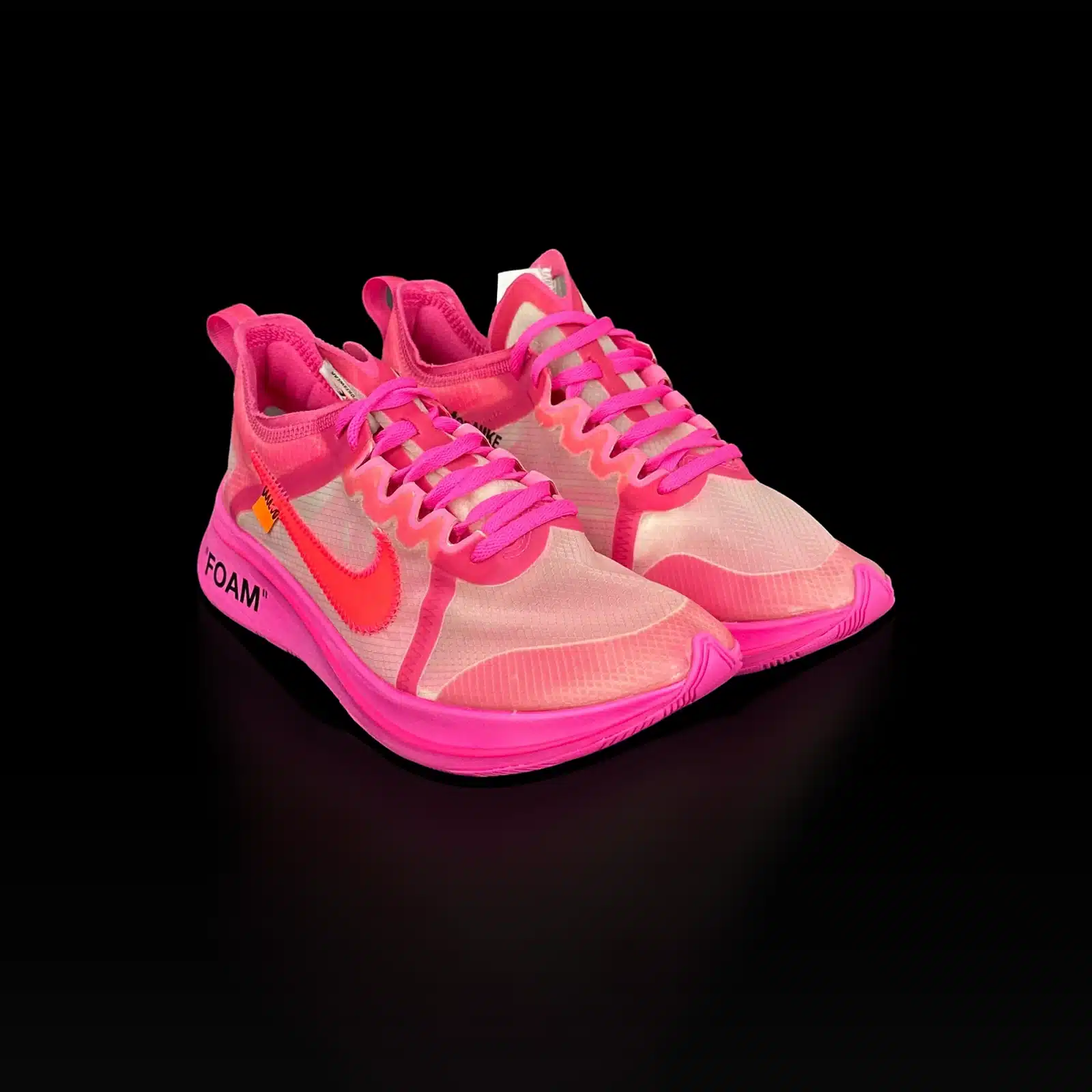 Nike Zoom Fly Off-White The Ten Tulip Pink Sneakers – Size 42