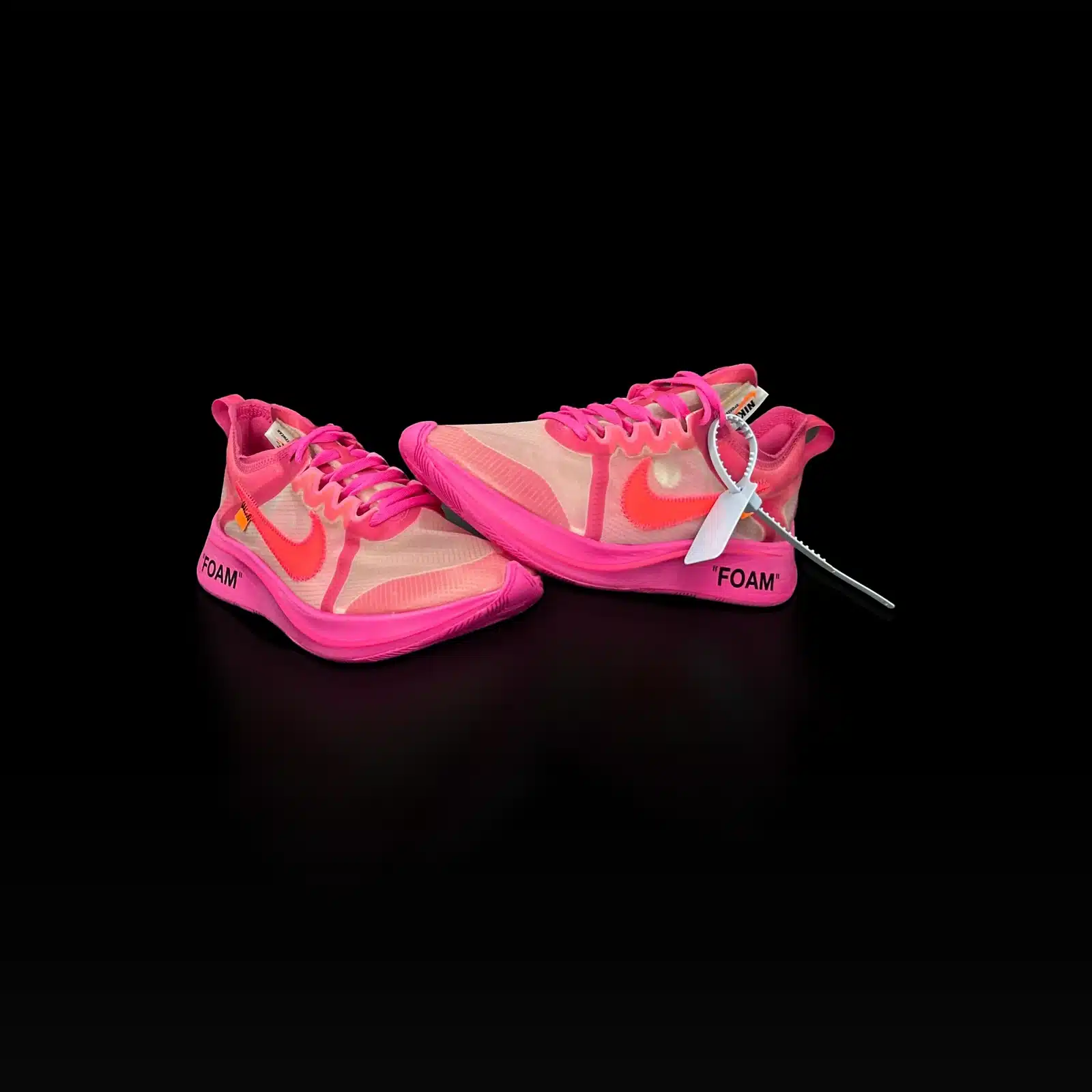 Nike Zoom Fly Off-White The Ten Tulip Pink Sneakers – Size 42 – 2