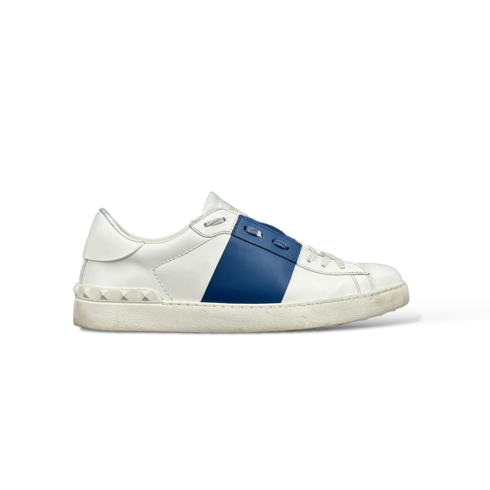 Baskets Valentino Garavani Open Blanc et Bleu – Taille 42