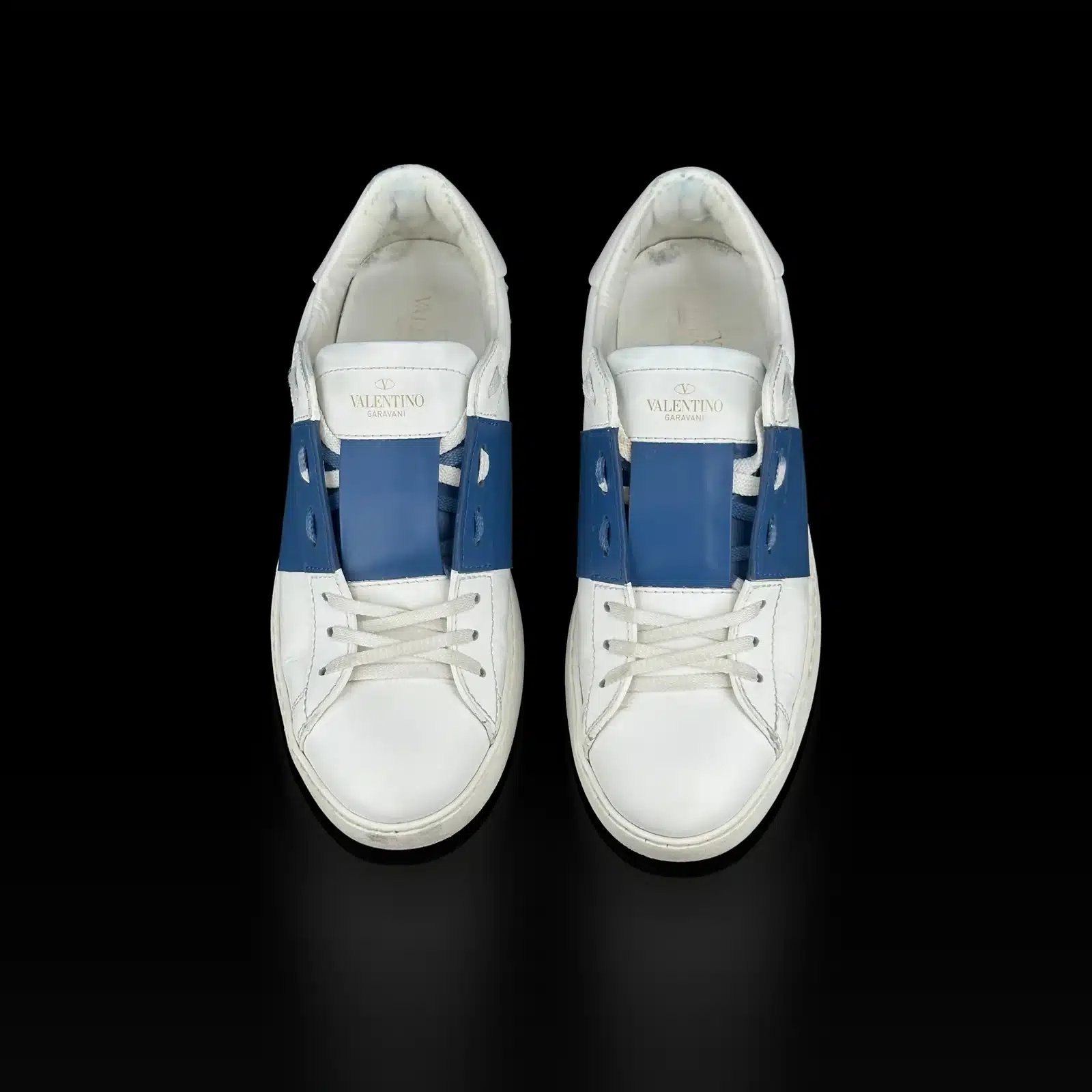 Zapatillas Valentino Garavani Open Blanco y Azul – Talla 42 – 3