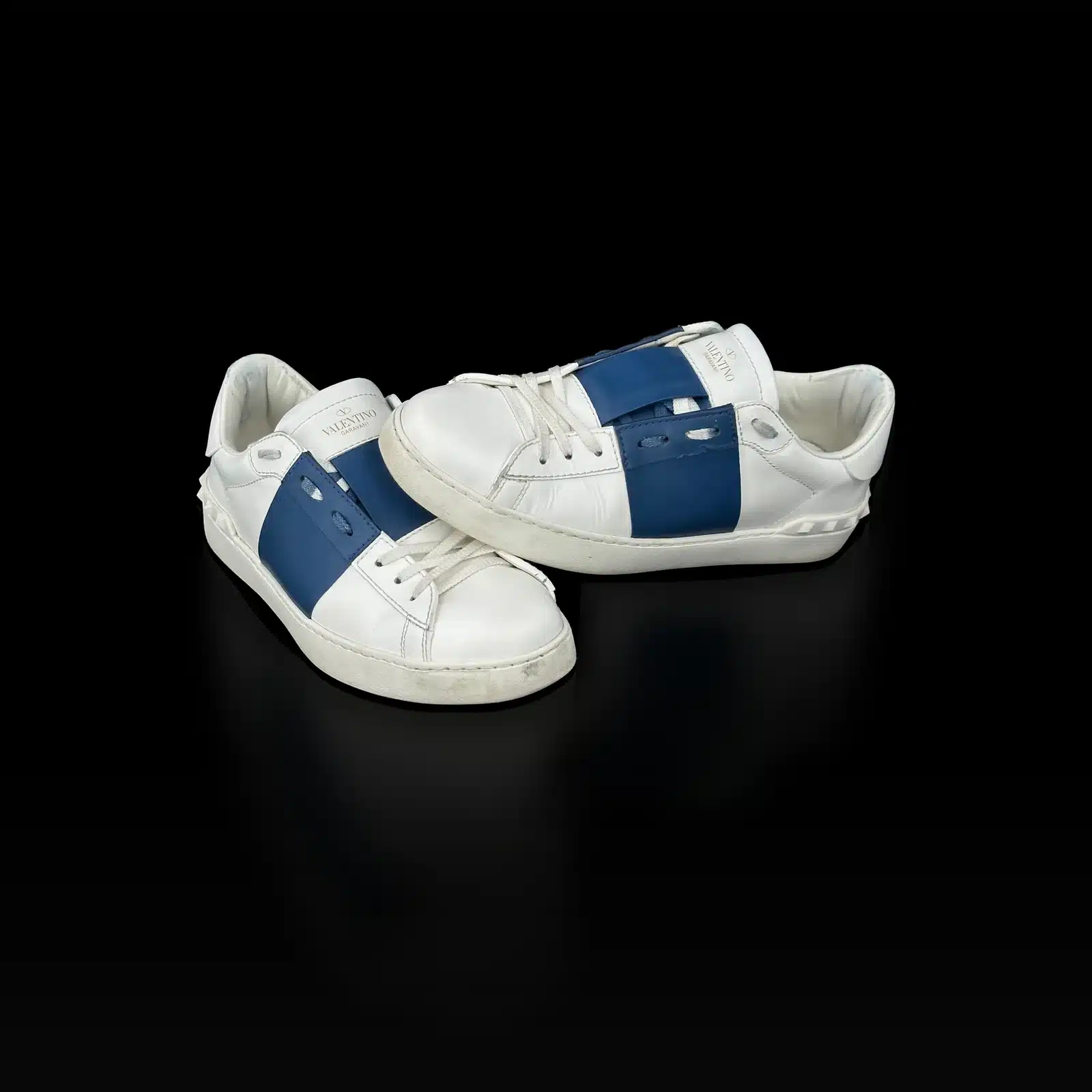 Zapatillas Valentino Garavani Open Blanco y Azul – Talla 42 – 4