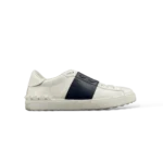 Sneakers Valentino Garavani Open Bianco e Blu Navy – Taglia 41.5