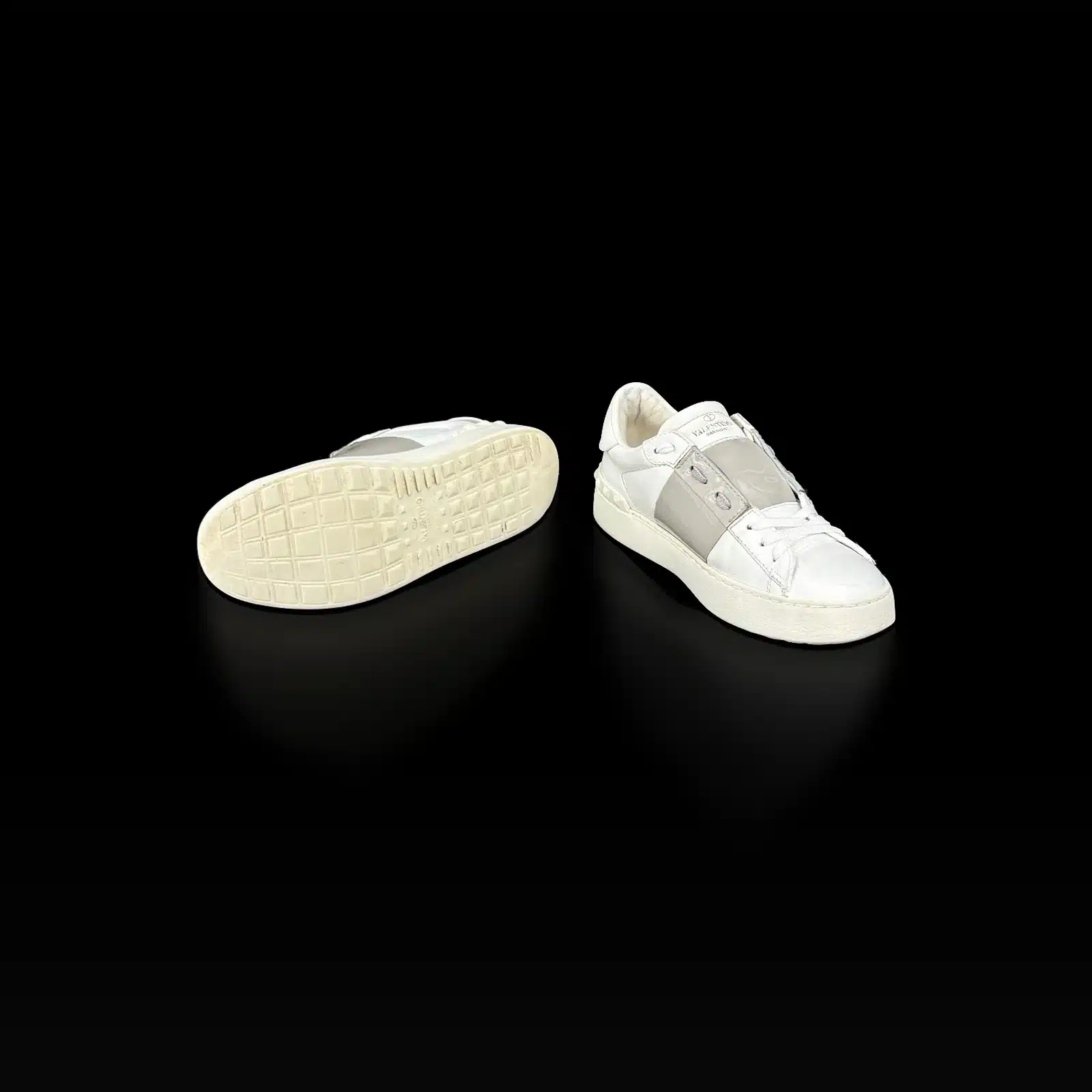Valentino Garavani Open Sneakers White and Grey – Size 36.5 – 2