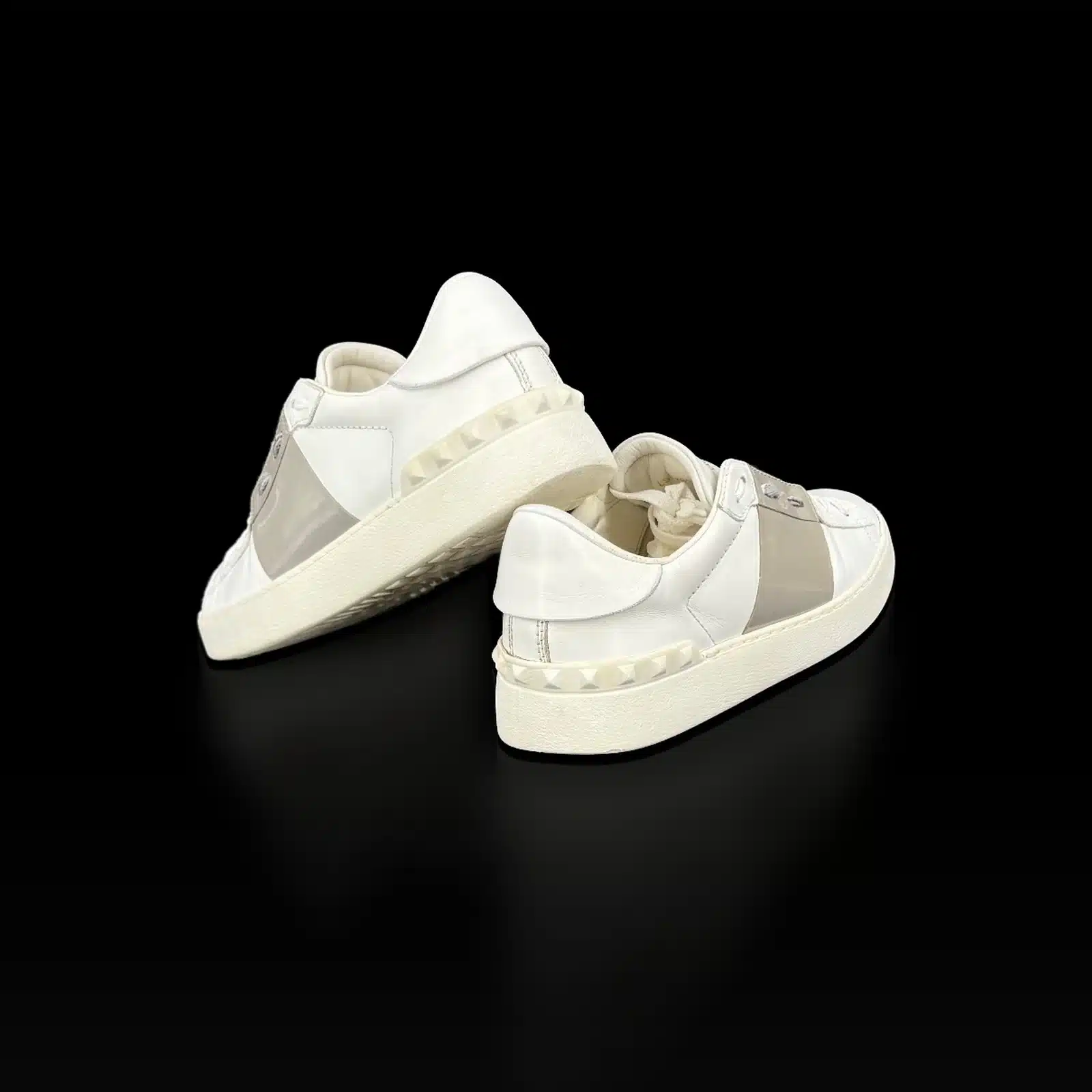 Valentino Garavani Open Sneakers White and Grey – Size 36.5 – 5
