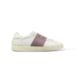 Baskets Valentino Garavani Open Blanc et Mauve – Taille 39.5