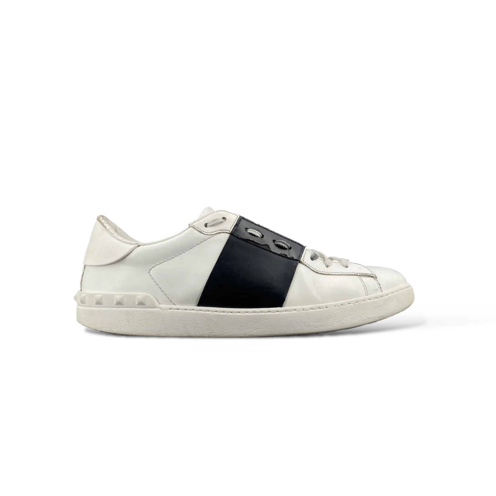Baskets Valentino Garavani Open Blanc et Noir – Taille 44,5