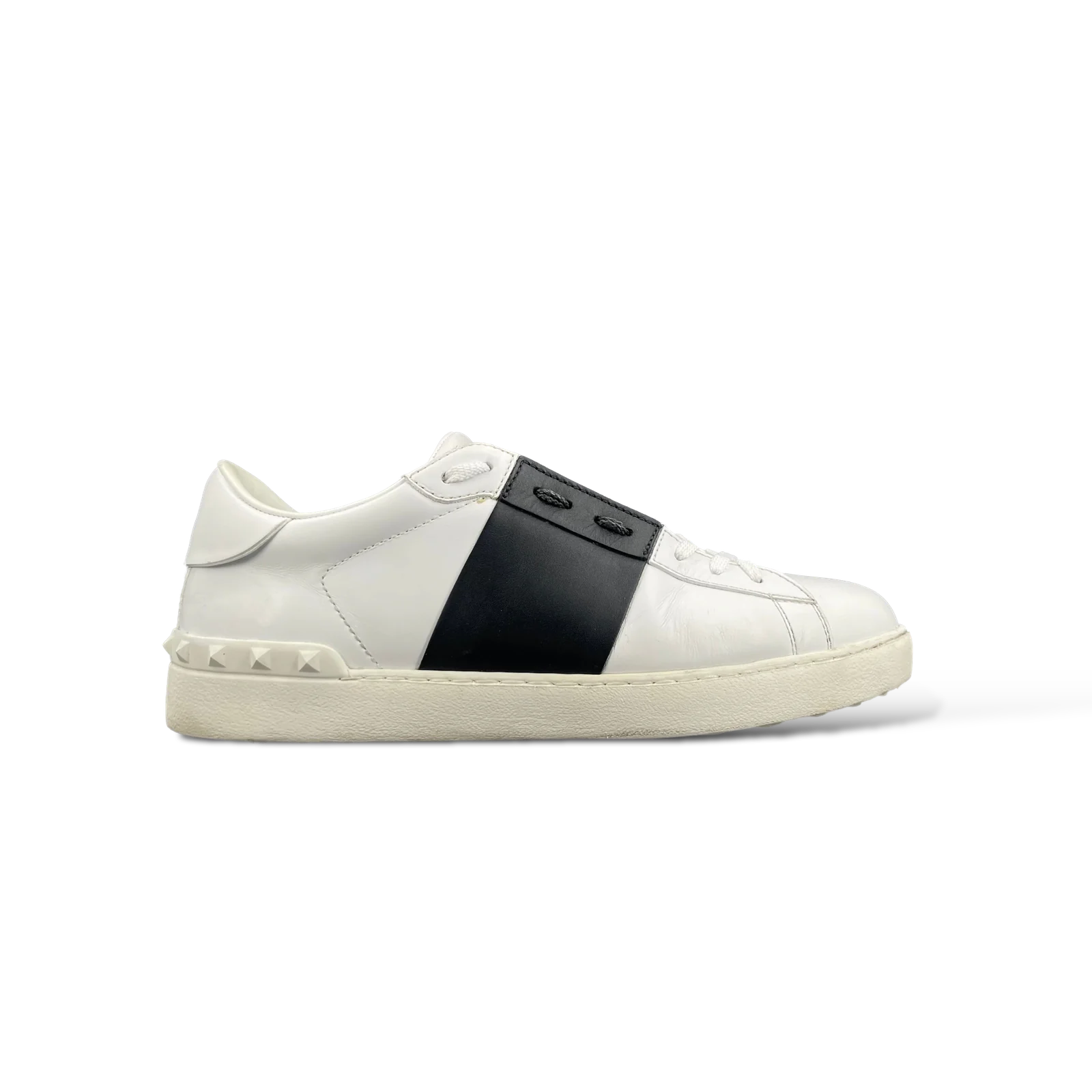 Baskets Valentino Garavani Open Blanc et Noir – Taille 39.5