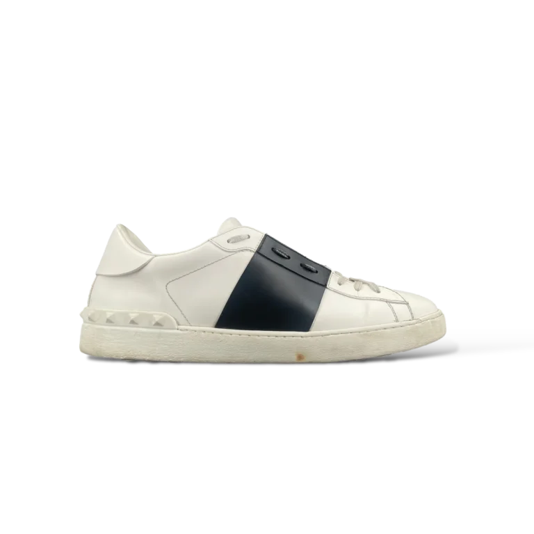 Zapatillas Valentino Garavani Open Blanco y Negro – Talla 46