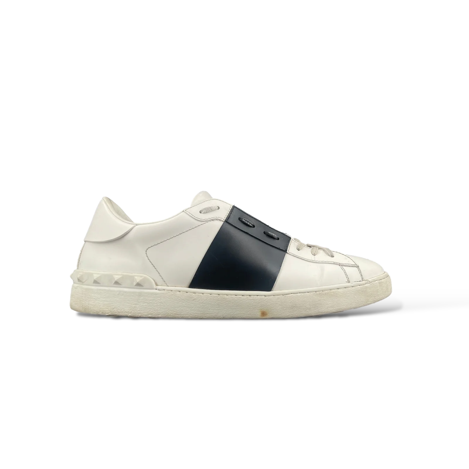 Baskets Valentino Garavani Open Blanc et Noir – Taille 46