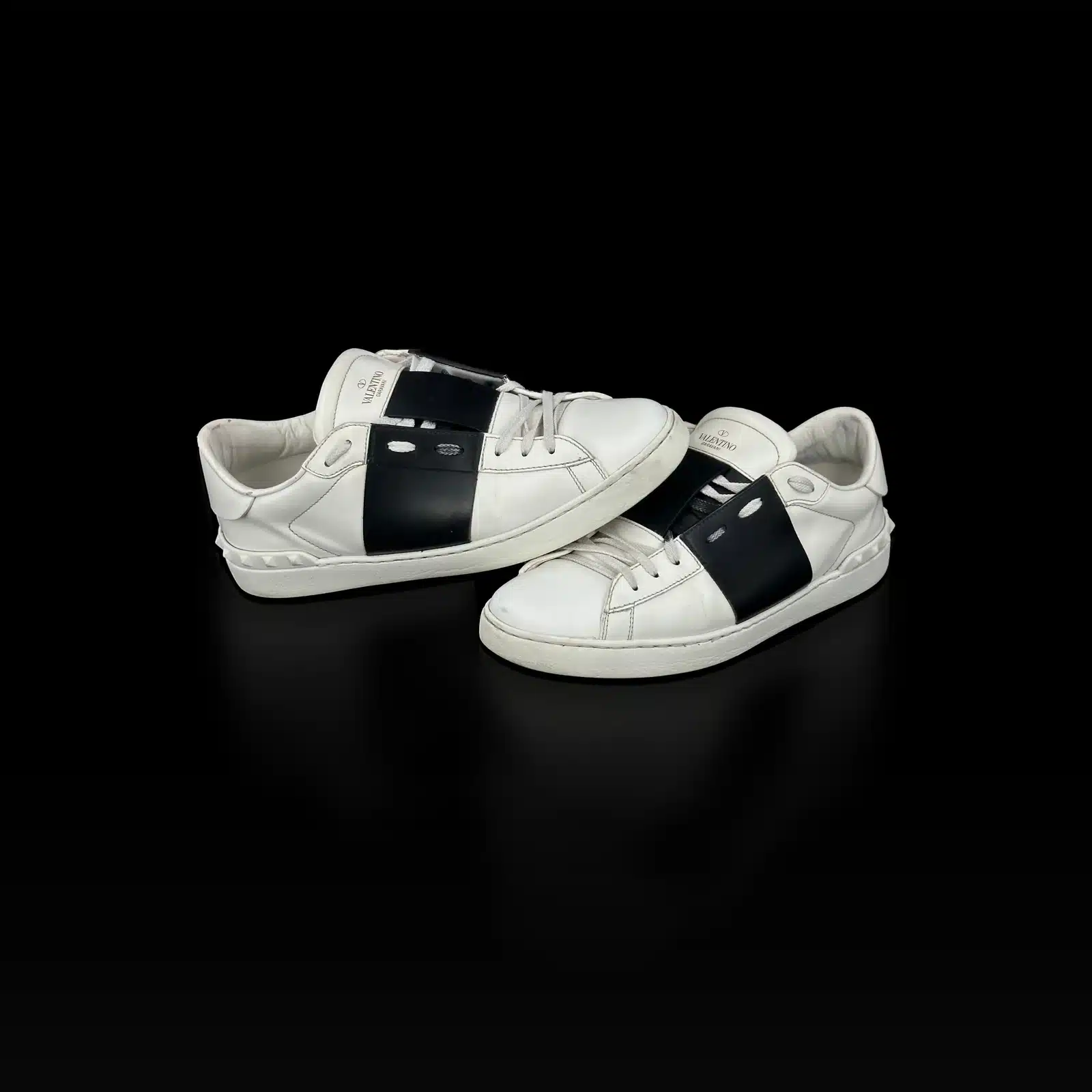 Valentino Garavani Open Sneakers White and Black – Size 44 – 2