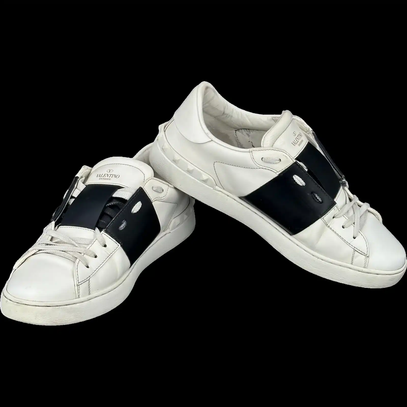 Valentino Garavani Open Sneakers White and Black – Size 44 – 3