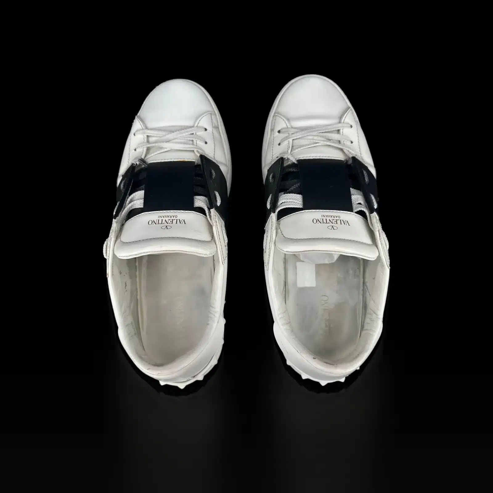 Valentino Garavani Open Sneakers White and Black – Size 44 – 4