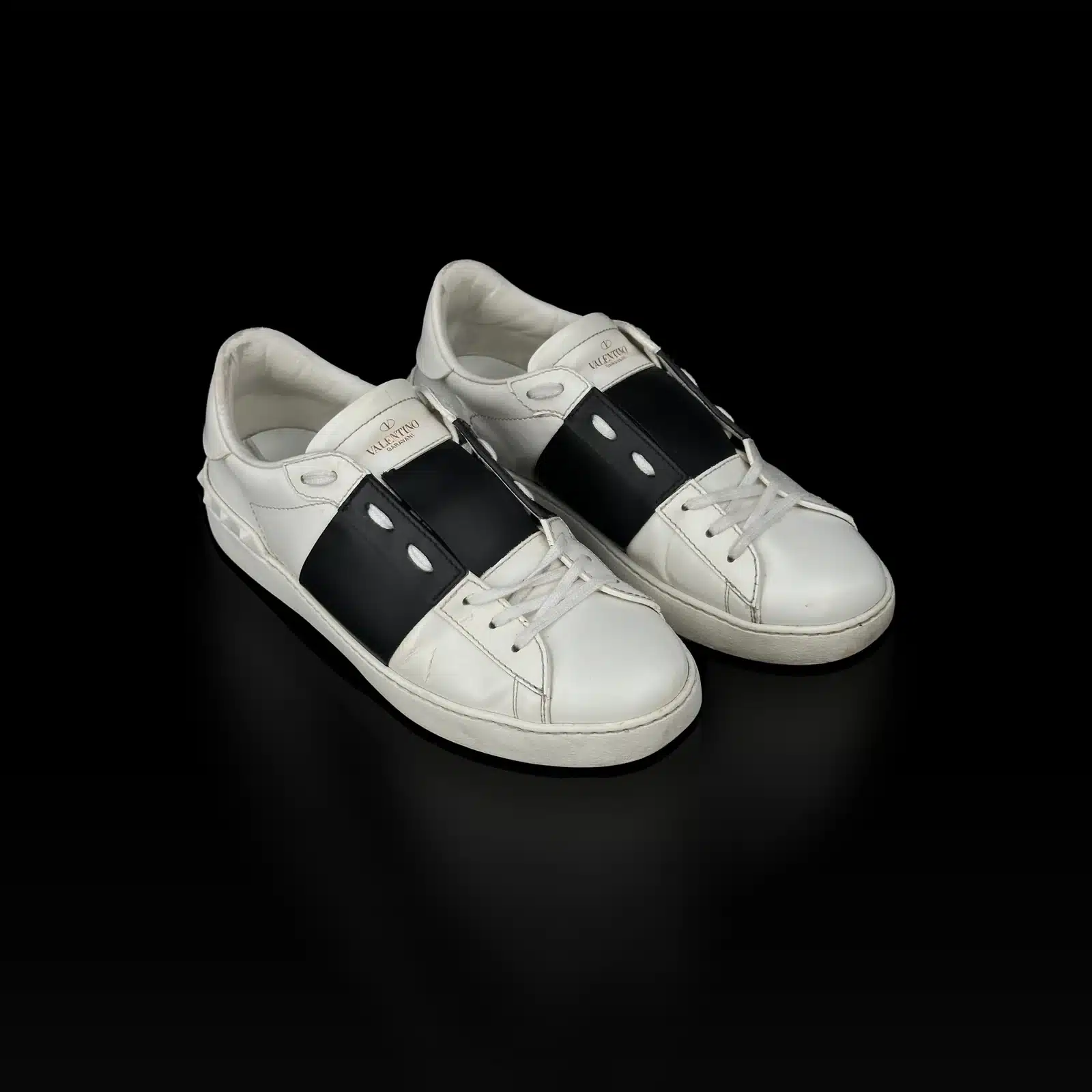 Valentino Garavani Open Sneakers White and Black – Size 43