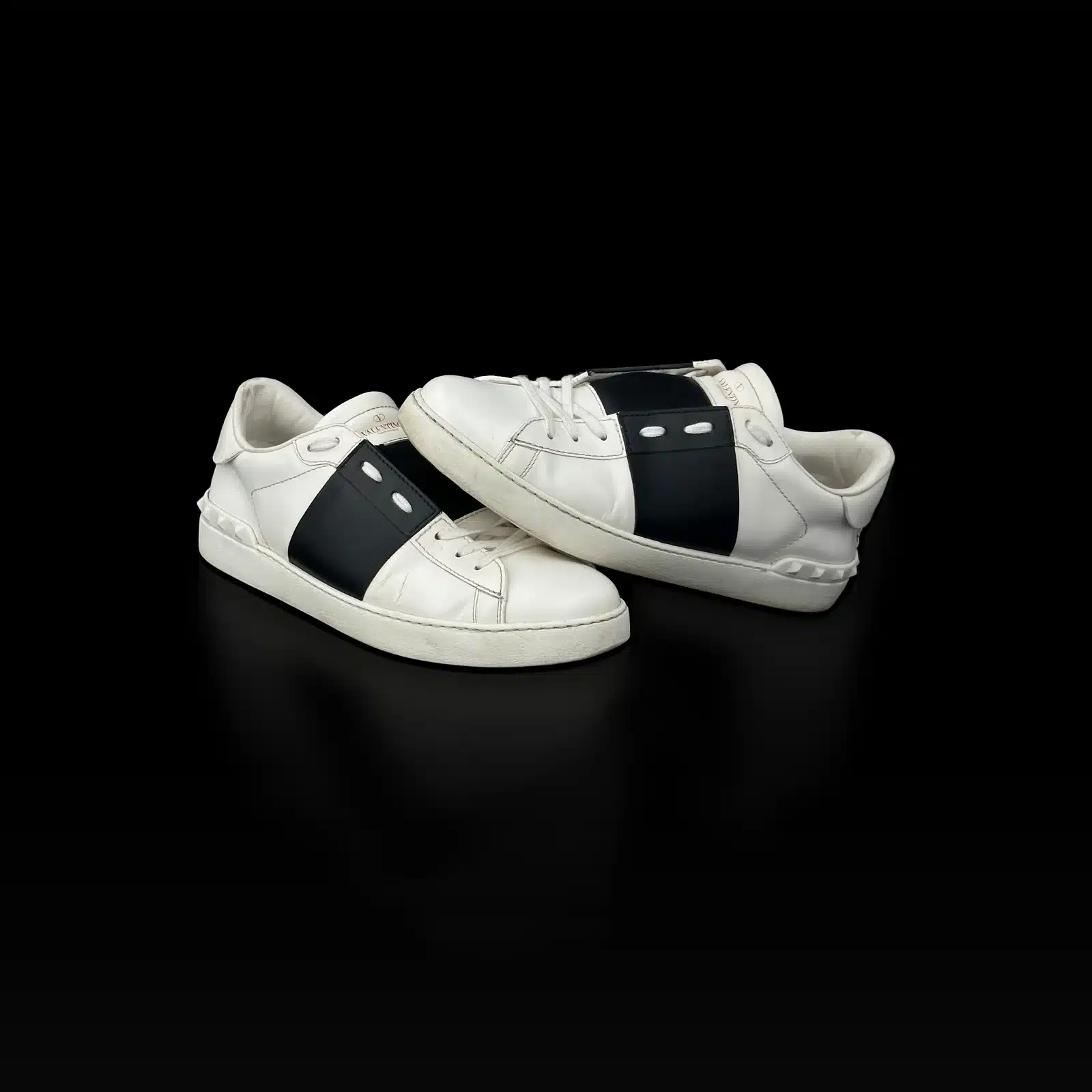 Valentino Garavani Open Sneakers White and Black – Size 43 – 2