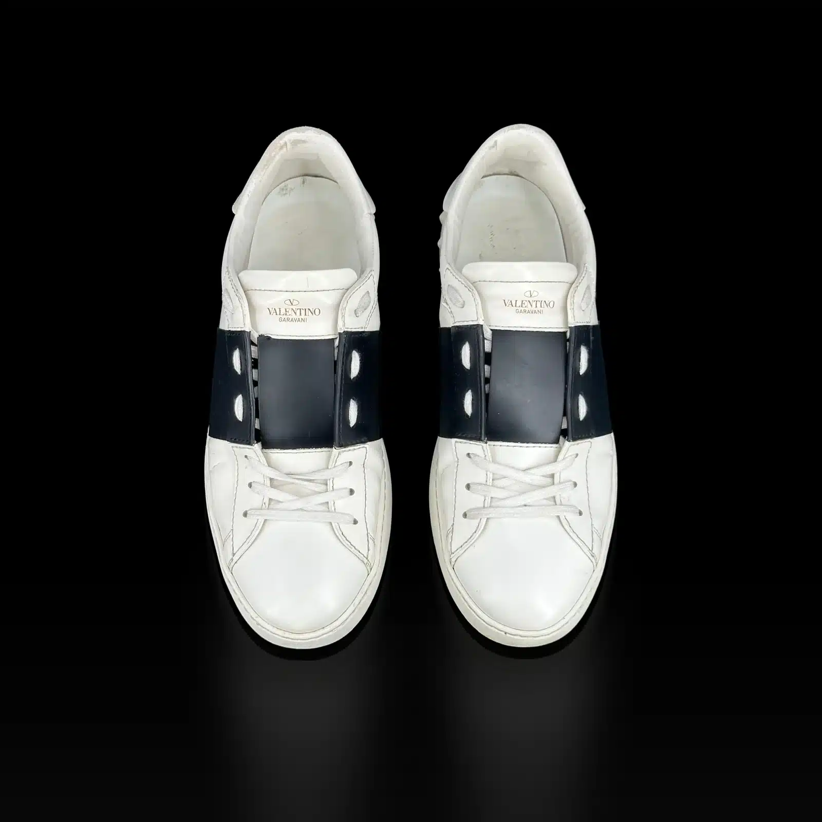 Valentino Garavani Open Sneakers White and Black – Size 43 – 4