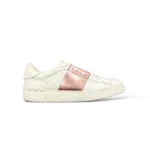 Zapatillas Valentino Garavani Open Blanco y Rosa Metalizado – Talla 37.5